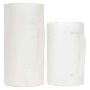 Jarra de cristal esmerilado para personalizar