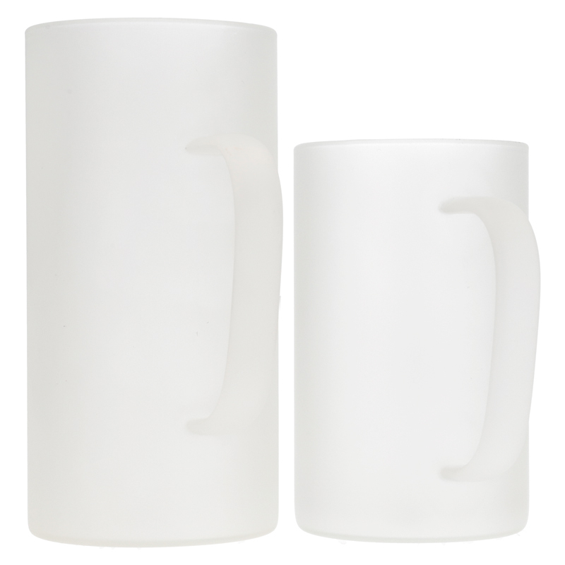 Jarra de cristal esmerilado para personalizar