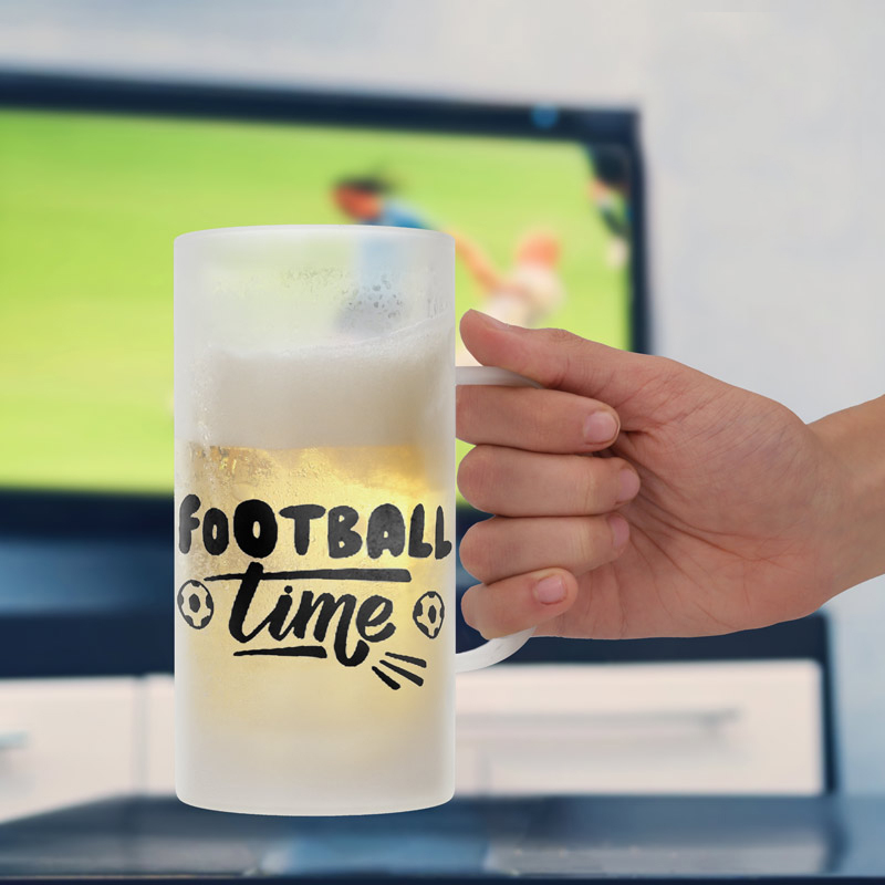 Jarra de cristal esmerilado para personalizar - Imagen 2